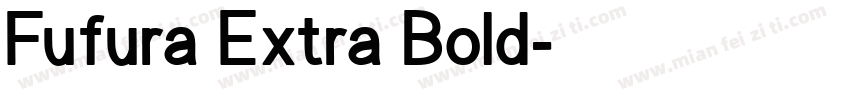 Fufura Extra Bold字体转换